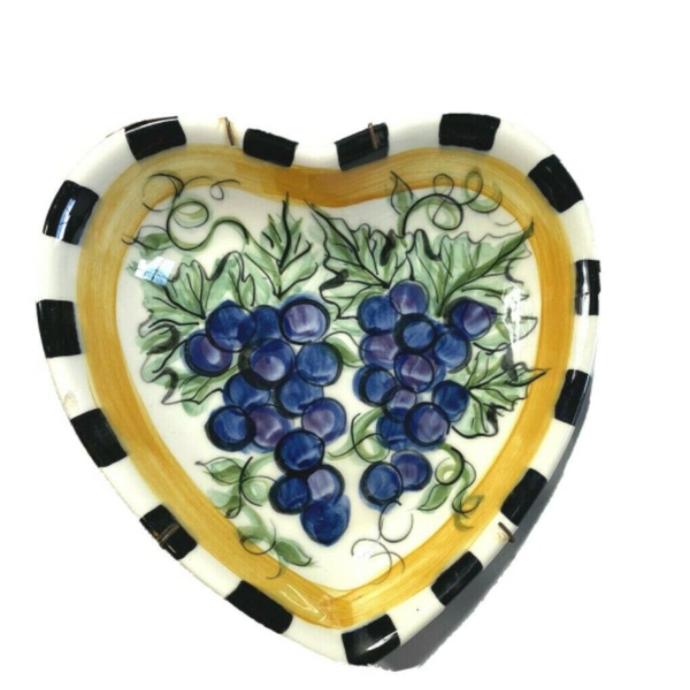 Very Rare Vickie Carroll Heart Platter SAMPLE